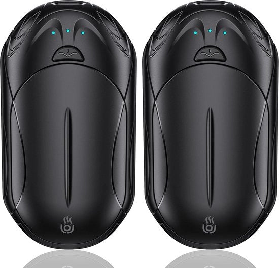 Calore per mano, 2 pezzi, 6000 mAh, ricaricabile, USB, calore per mano, 3 modalità di riscaldamento, 2S, rapido, per sport all'aperto, campeggio in inverno