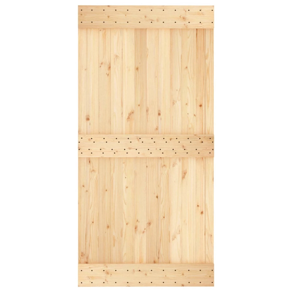 Porta NARVIK Naturale 100 x 210 cm Legno di pino solido 42047087