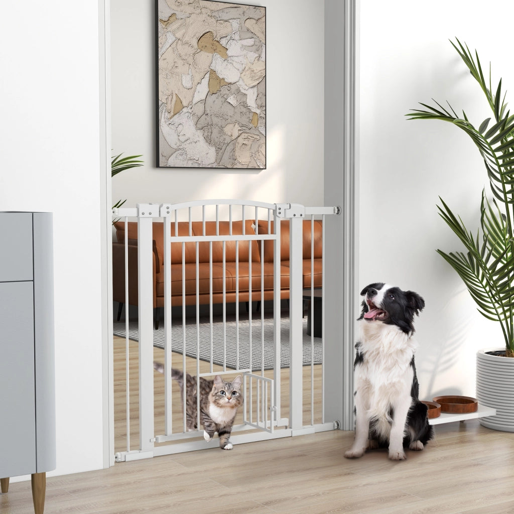 Barriera Sicurezza per Cani ¨C zephmum ¨C Bianco 76-104 cm