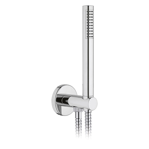 SET DOCCIA TONDA PRESA ACQUA FLEX E DOCCETTA