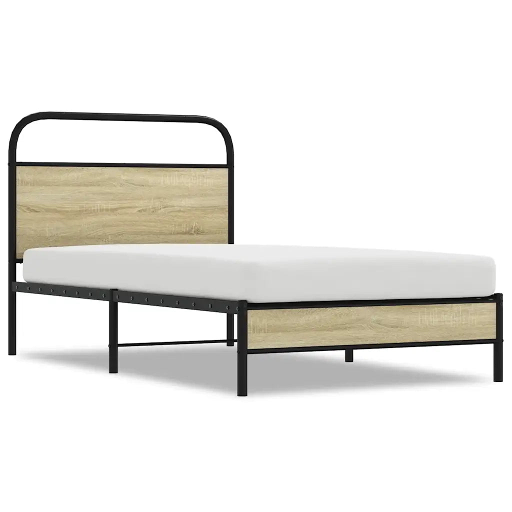 Giroletto senza Materasso Rovere Sonoma 90x190 cm in Truciolato 4100402