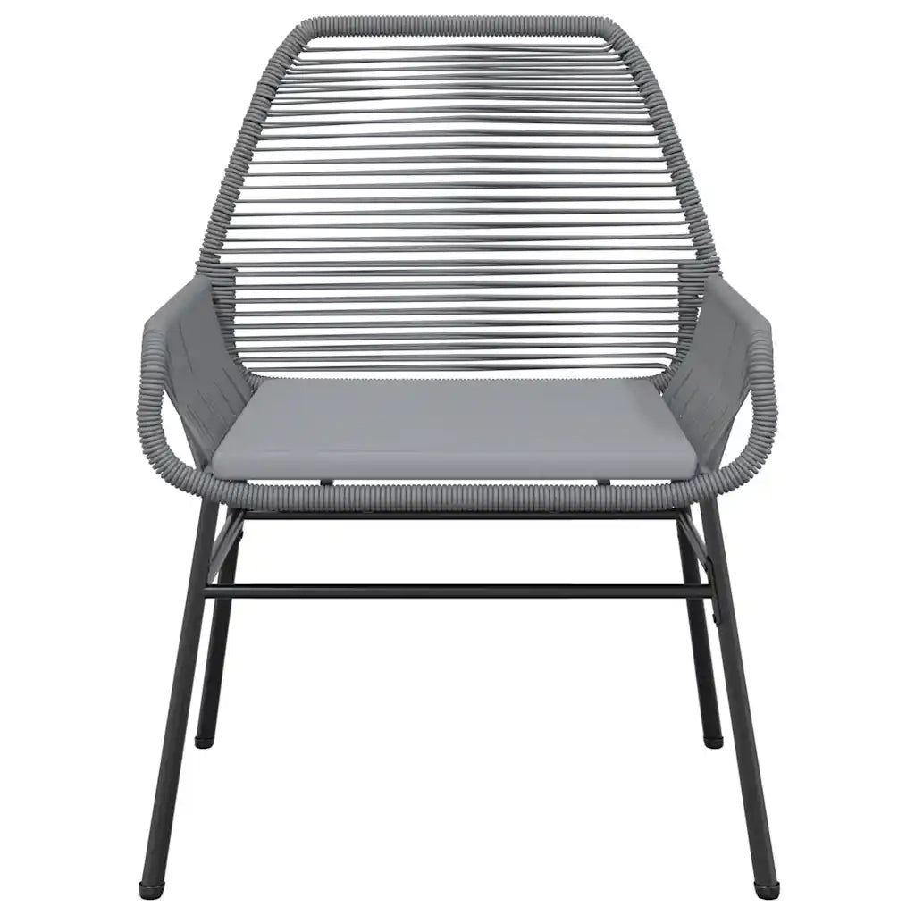 Set da Pranzo da Giardino 5 pz con Cuscini Polyrattan Vetro 3334481
