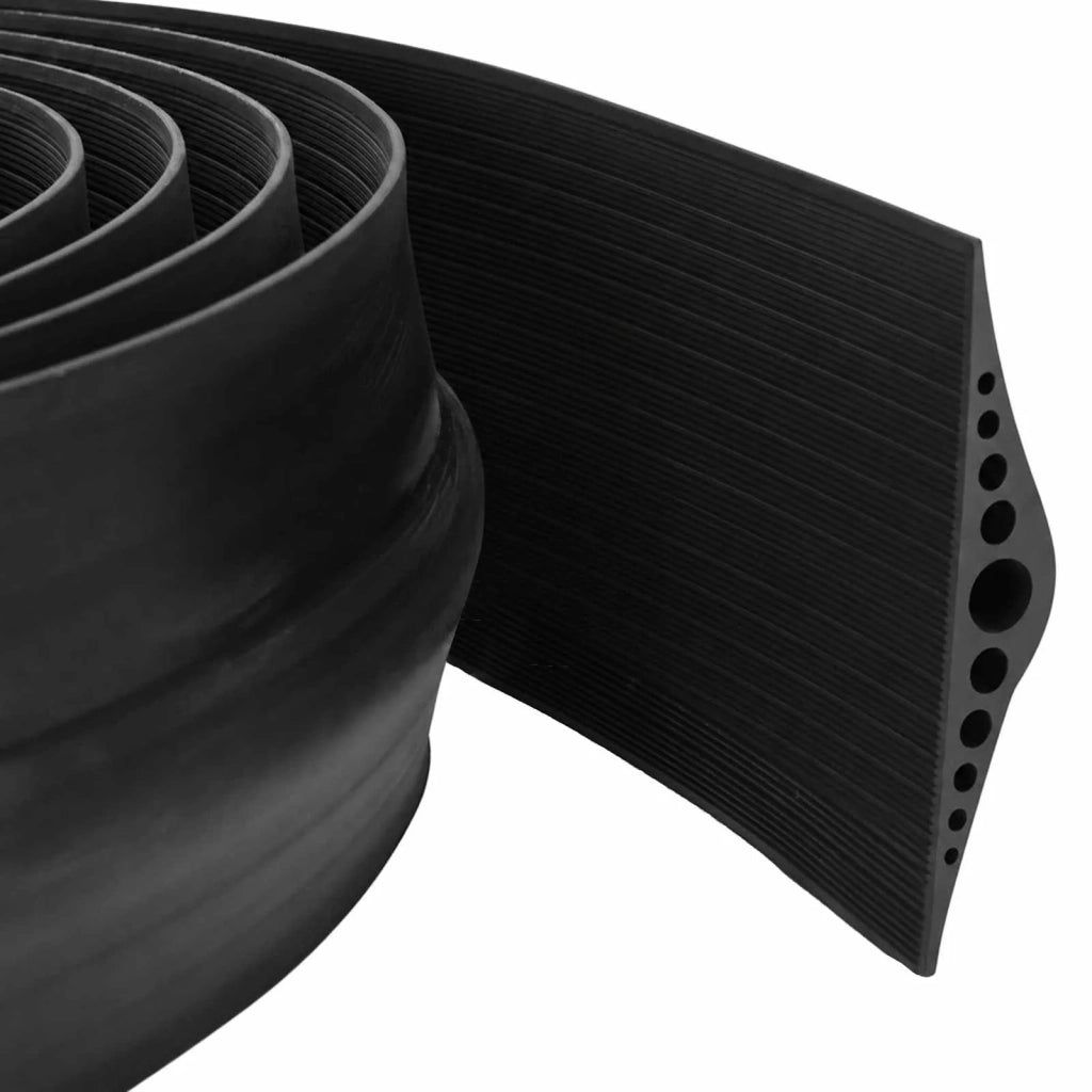 Guarnizione per pavimento del garage 155 x 28 mm 1 m Gomma EPDM 42038232