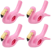 Accessori per lettini da spiaggia 4 pezzi - Materiale ecologico/acciaio inossidabile - Leggero - Morso forte - Per lettini da spiaggia/piscine - Clip per asciugamani