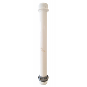 TUBO SUPPORTO FISSO H mm. 610 PAINTED ALLUMINUM TABLE PEDESTAL MM. 610