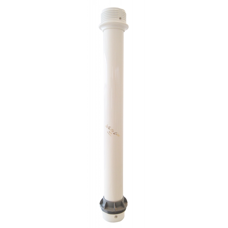 TUBO SUPPORTO FISSO H mm. 610 PAINTED ALLUMINUM TABLE PEDESTAL MM. 610