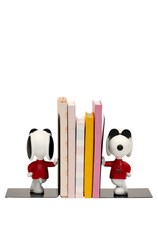 Fermalibro in metallo con decorazione Peanuts Licensing in resina. 12x10x18 cm