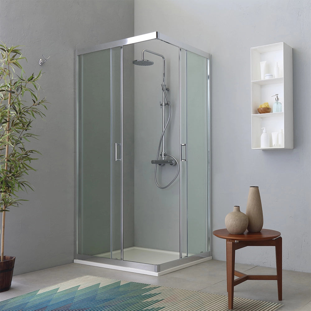 Box doccia angolare 70x90 reversibile cristallo