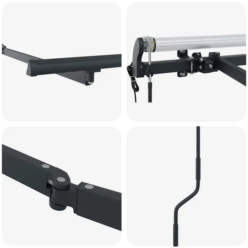 Struttura della tenda-Telaio per tenda da sole Antracite 3,5 x 2 m Metallo 424934