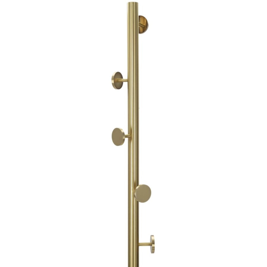 Appendiabiti Glamy in ferro dorato – Ø 30 x H 185 cm