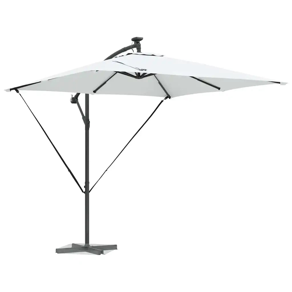 Ombrellone-Ombrello da giardino balcone Sabbia 249 x 249 x 250 cm Poliestere e Alluminio