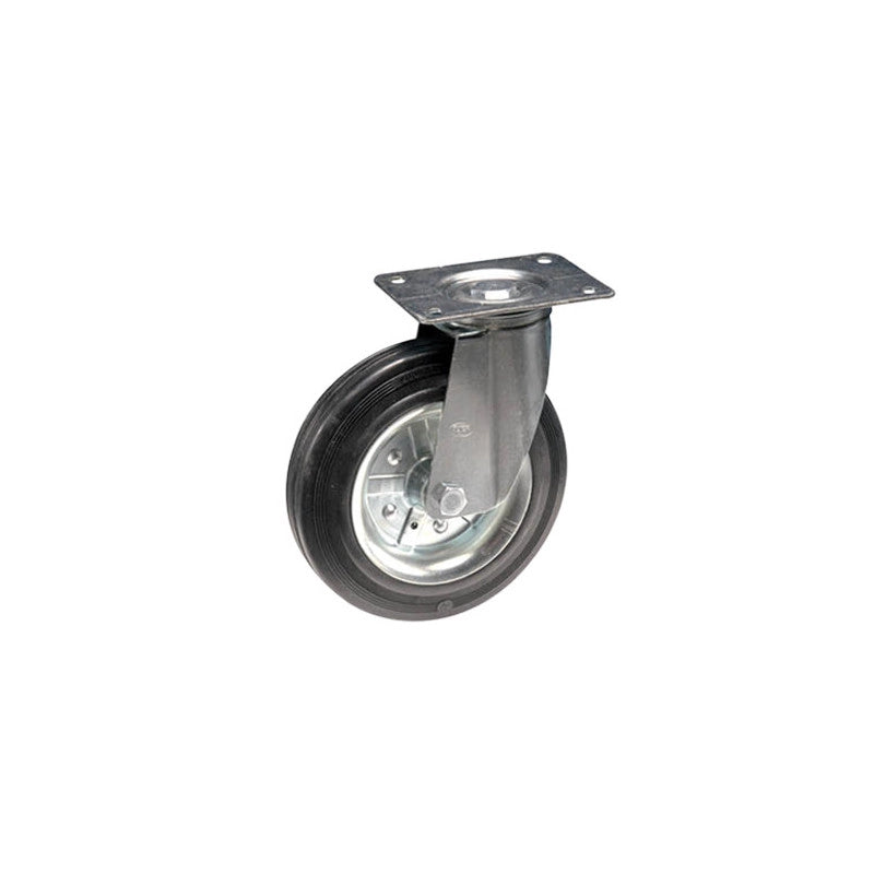 Ruota rotante Ø180 mm con forcella A.350 – per carichi medi – Universale