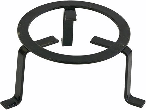 Treppiedi in ferro per camino diametro 35 cm supporto resistente per pentole e braci