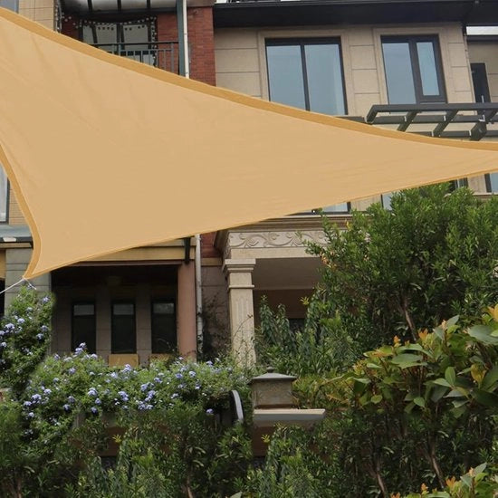 Ombrellone a Triangolo - Impermeabile - 4 x 4 x 4 m - Materiale Premium - Balcone/Terrazzo