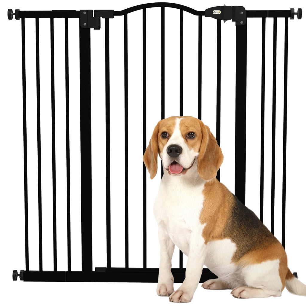 Barriera di Sicurezza per Cani con Larghezza Regolabile 76-104 cm ¨C Minimal ¨C Nero