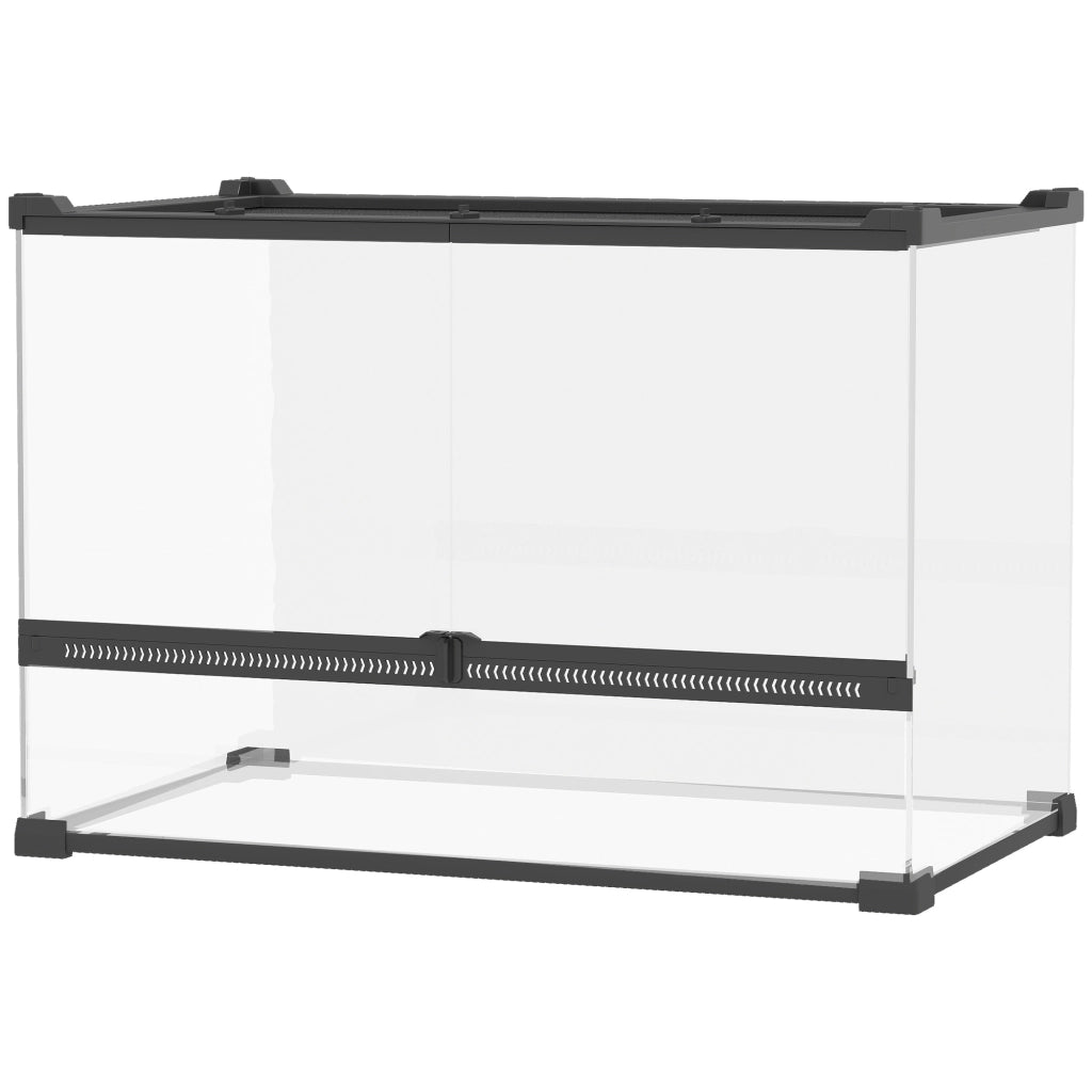 Terrario per Rettili ¨C Minimal ¨C Nero 50x30x35cm