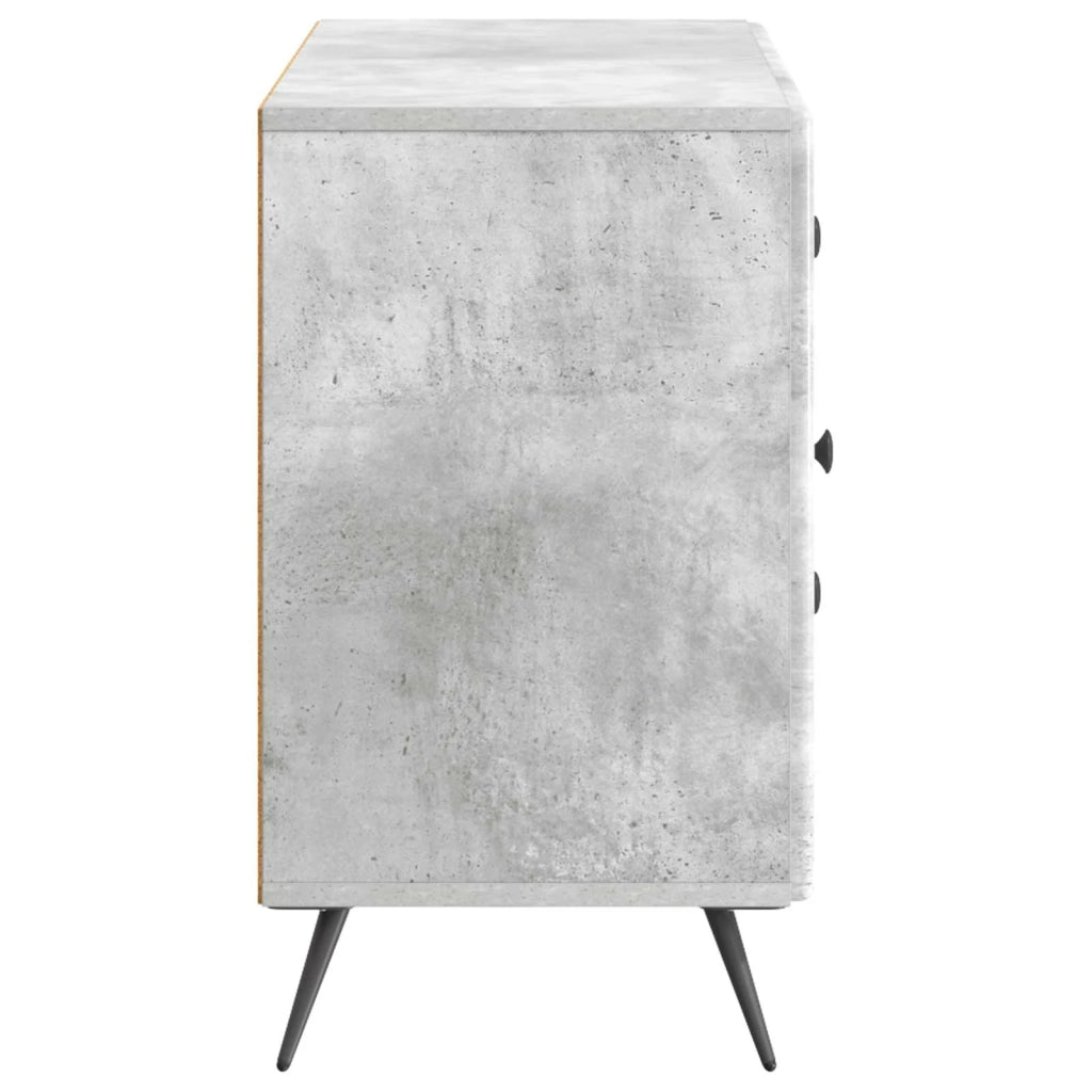 Credenza | Madia | Buffet da pranzo | Armadio da pranzo Grigio Cemento 89 x 34,5 x 60 cm Legno ingegnerizzato