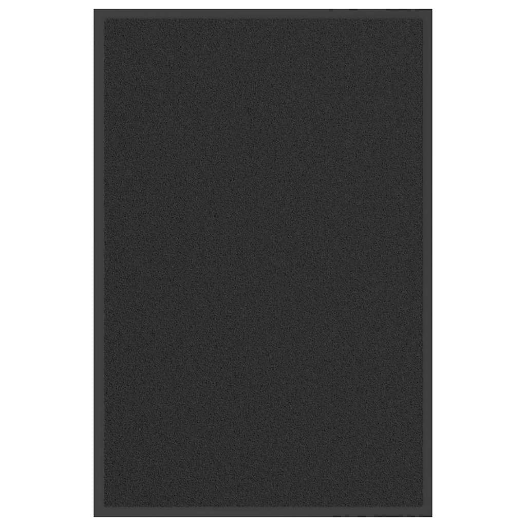 Zerbino antiscivolo rettangolare per interni ed esterni 60 x 90 cm PP nero 02_0058148