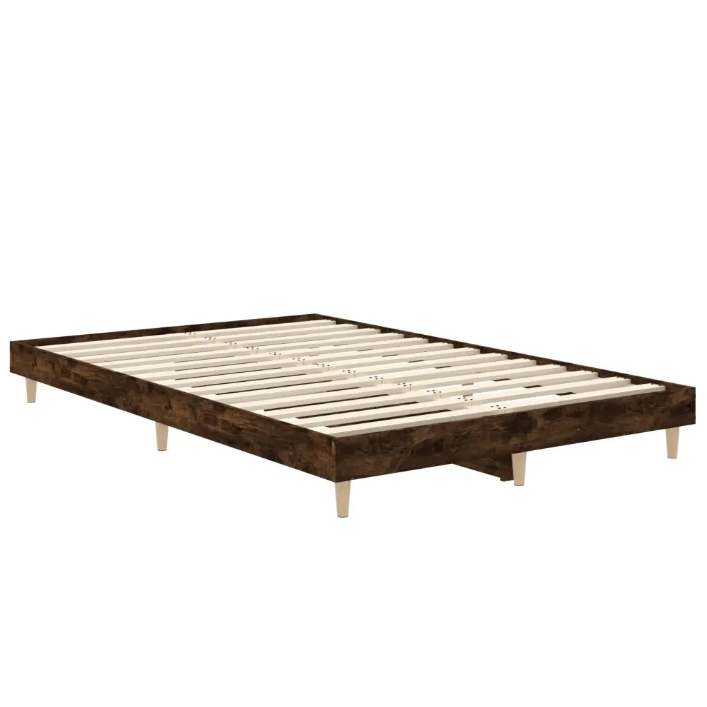 Giroletto senza Materasso Rovere Fumo 120x190 cm in Truciolato 832090