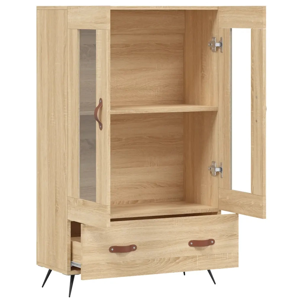 Credenza | Madia | Buffet da pranzo | Armadio da pranzo Rovere Sonoma 69,5x31x115 cm in Legno Multistrato