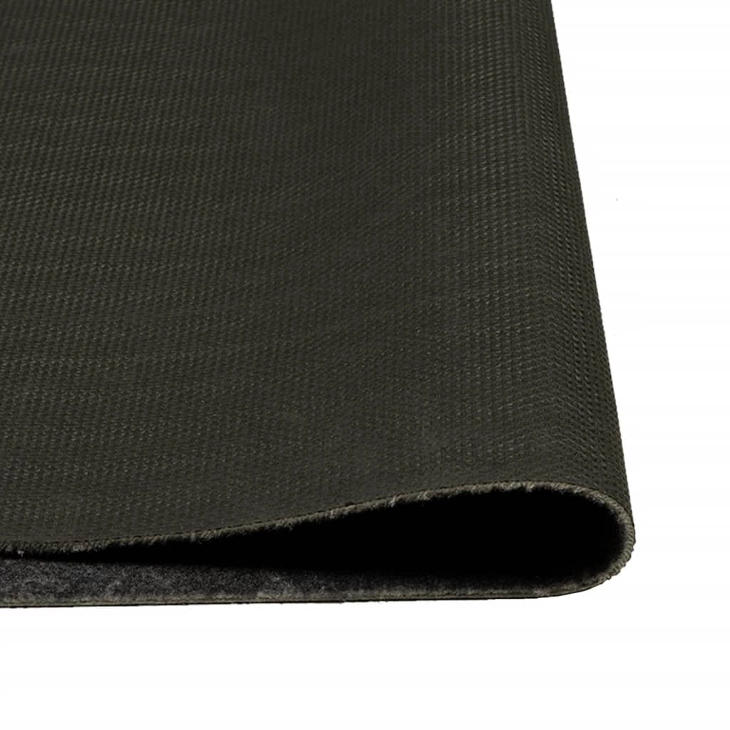 Tappetino da cucina lavabile design elegante stampa spezie 150 x 45 cm antiscivolo velluto nero 02_0056453