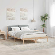 Struttura del Letto Marrone e grigio chiaro 150 x 200 cm 878529
