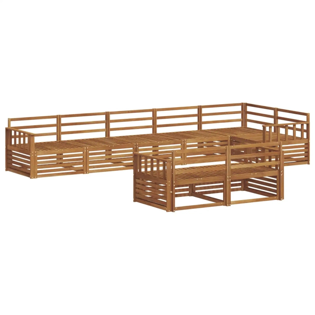 Set di divani da esterno 8 pcs Naturale 3373649