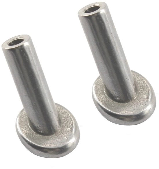 (20 pezzi) Protezione per cavi in acciaio inossidabile marine grade angolari per ringhiere in cavo di filo di acciaio 1/8" per pilastri in legno di balaustra
