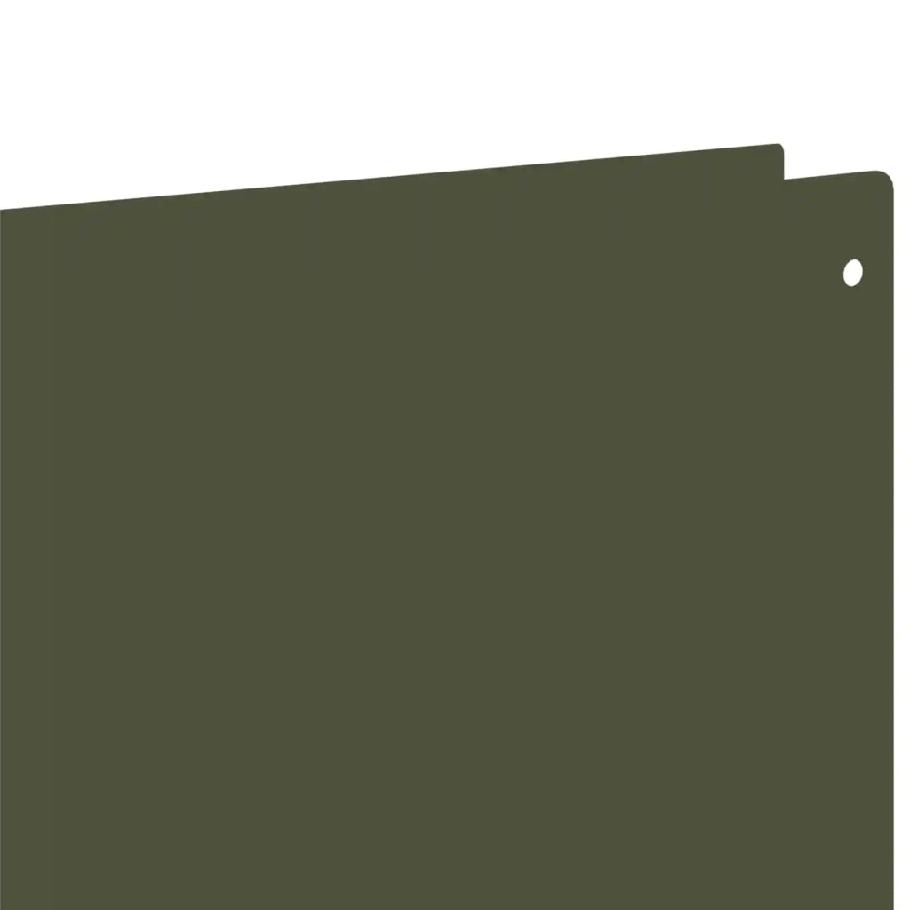 Bordura per Prato 20 pcs 100 x 15 cm Acciaio Verde Oliva 8008822