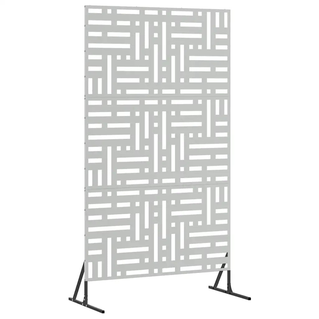 Schermo per Privacy Grigio 100 x 50 x 180 cm Acciaio