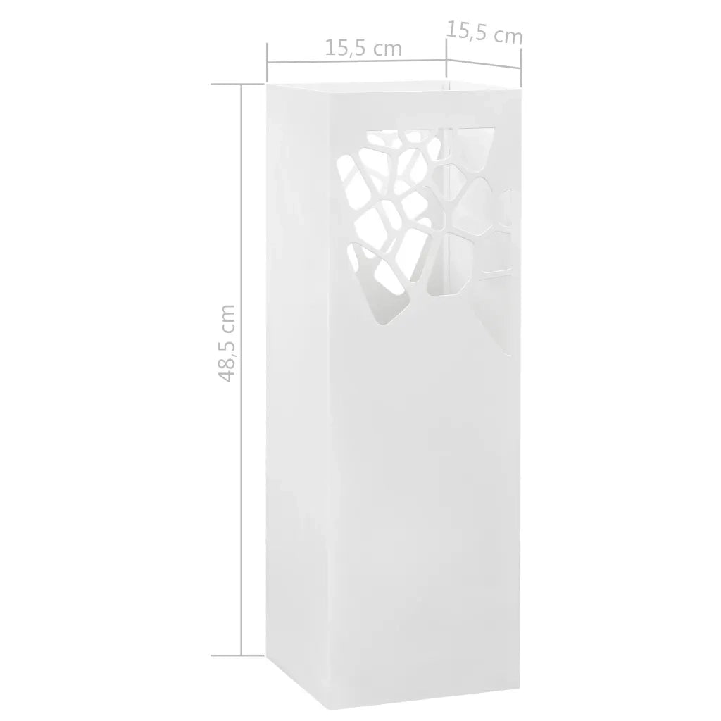 Porta Ombrelli Stile Pietre in Acciaio Bianco CFW7424065