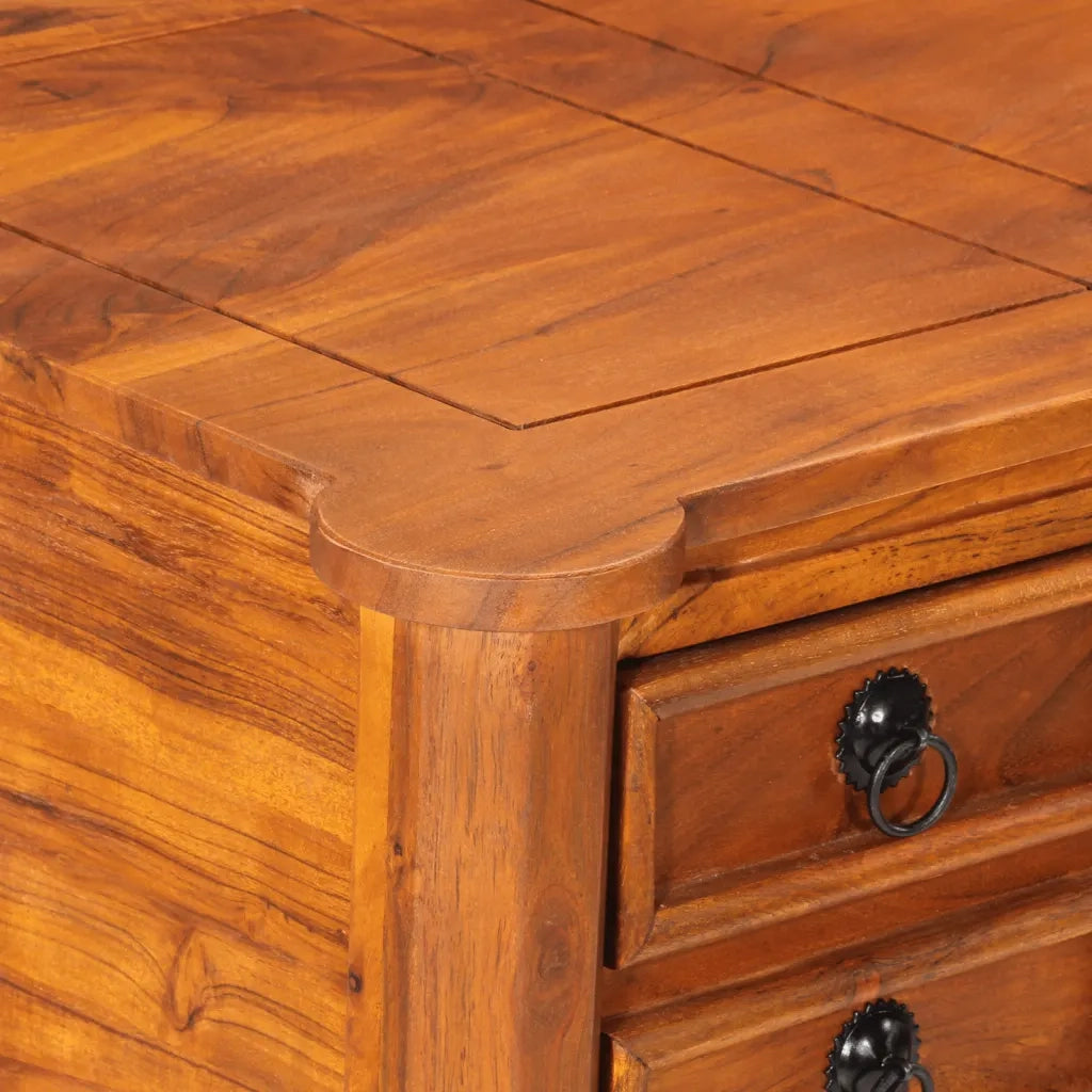 Scrivania con Cassetti 110x50x76 cm in Legno Massello di Acacia 356974