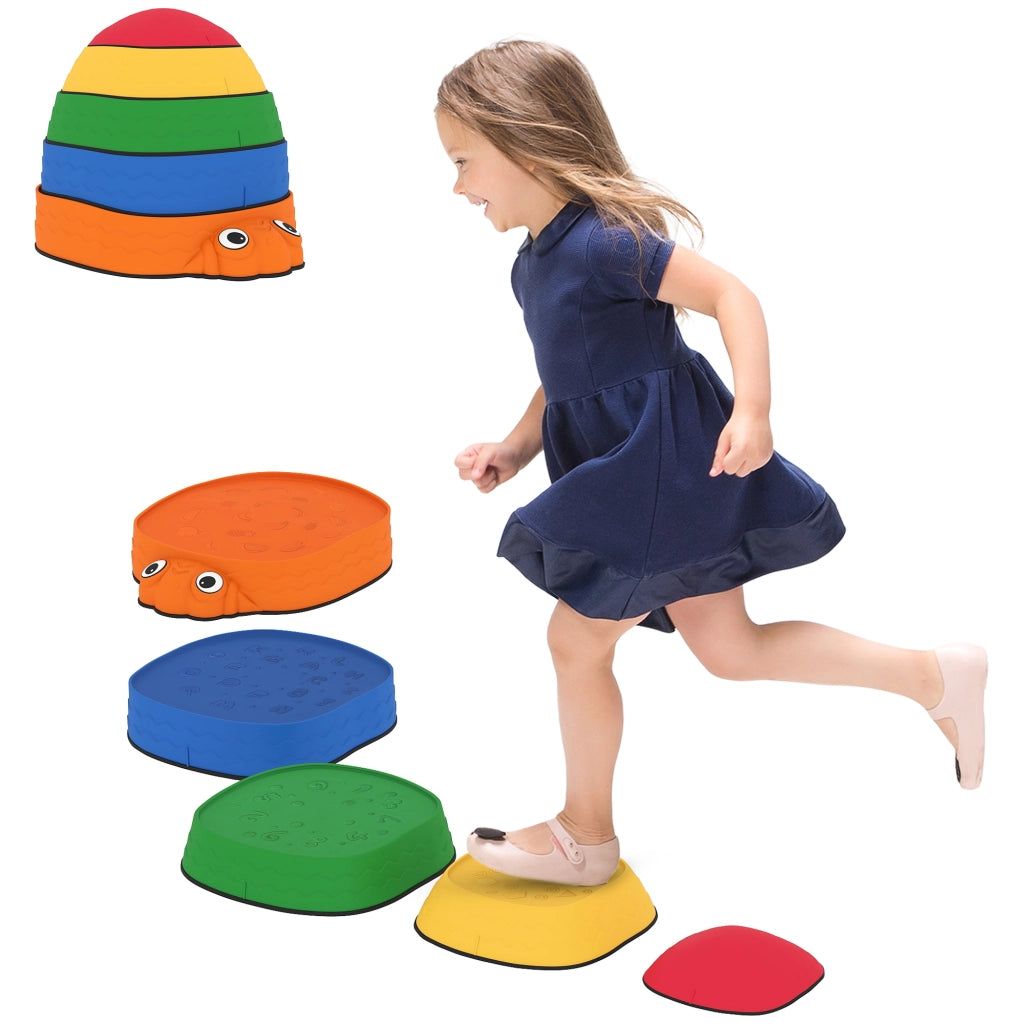 Pietre d'equilibrio per bambini 5 pezzi ¨C zephmum ¨C per interno ed esterno