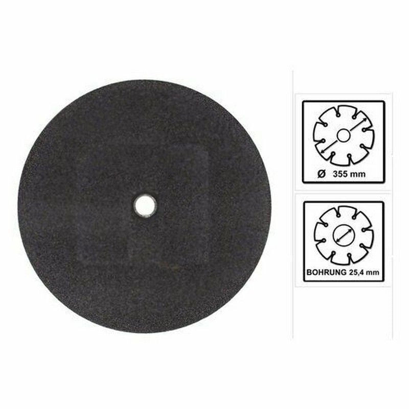 Compa Tech TRMA355 Linea Taglio Ferro Troncatrice per metalli 2000 W disco 355 mm morsa inclinabile a 45° colore Nero