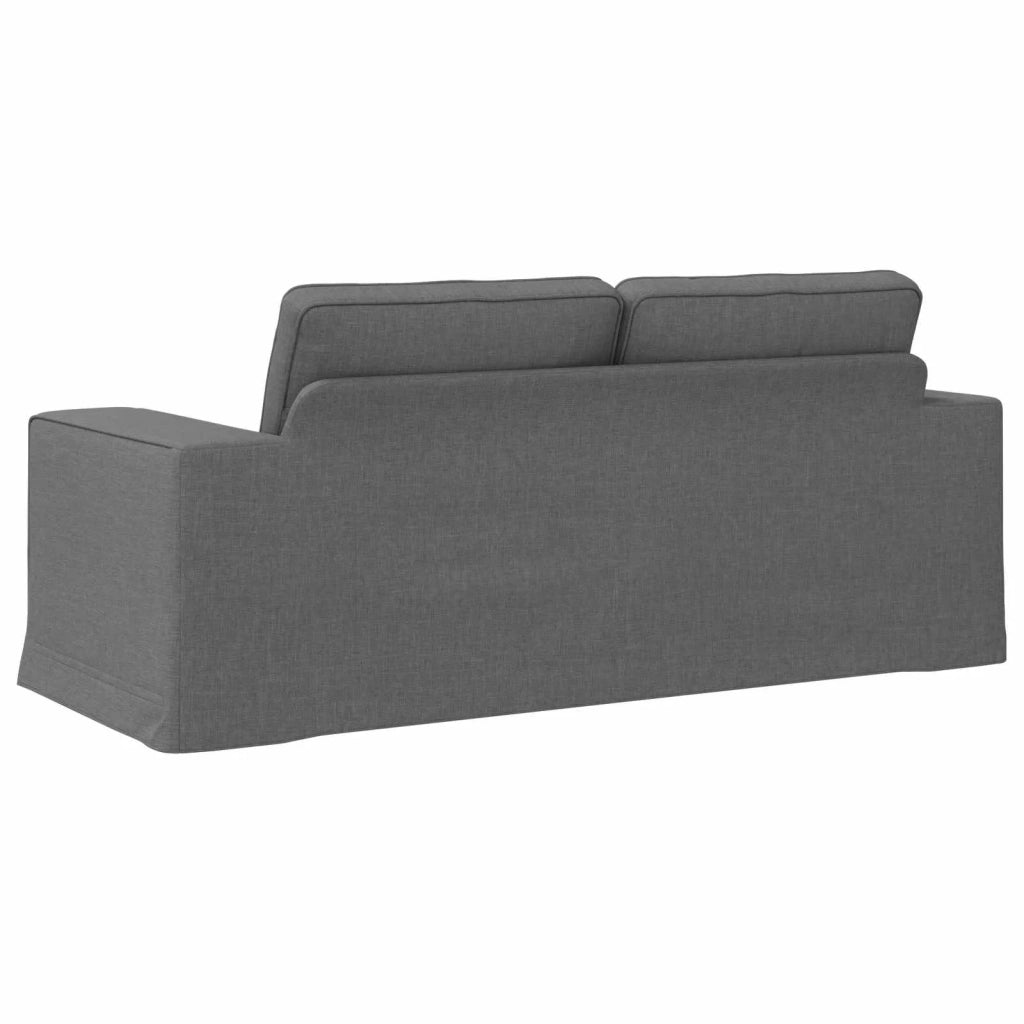 Divano Grigio scuro 182 x 80 x 82 cm Tessuto