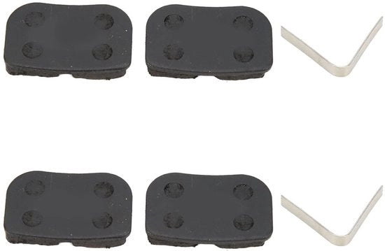 Blocco frenante a disco silenzioso - Freni per bicicletta - Freni per mountain bike - Fibra di rame - Resistente allo sforzo - Impronte d'acqua