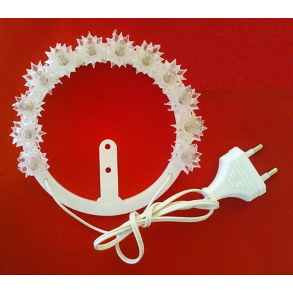 Trade Shop - Coroncine Decorative Elettriche A Pisellini E/o A Led Coroncina Per Statuine -   -led Diametro 14 -24 Volt