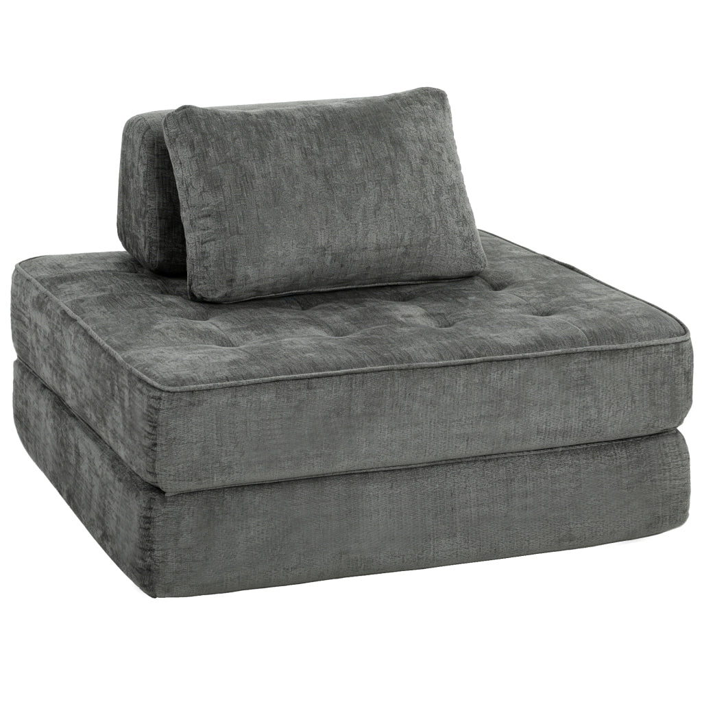 Divano letto 2 posti ¨C Xylo ¨C grigio con cuscino