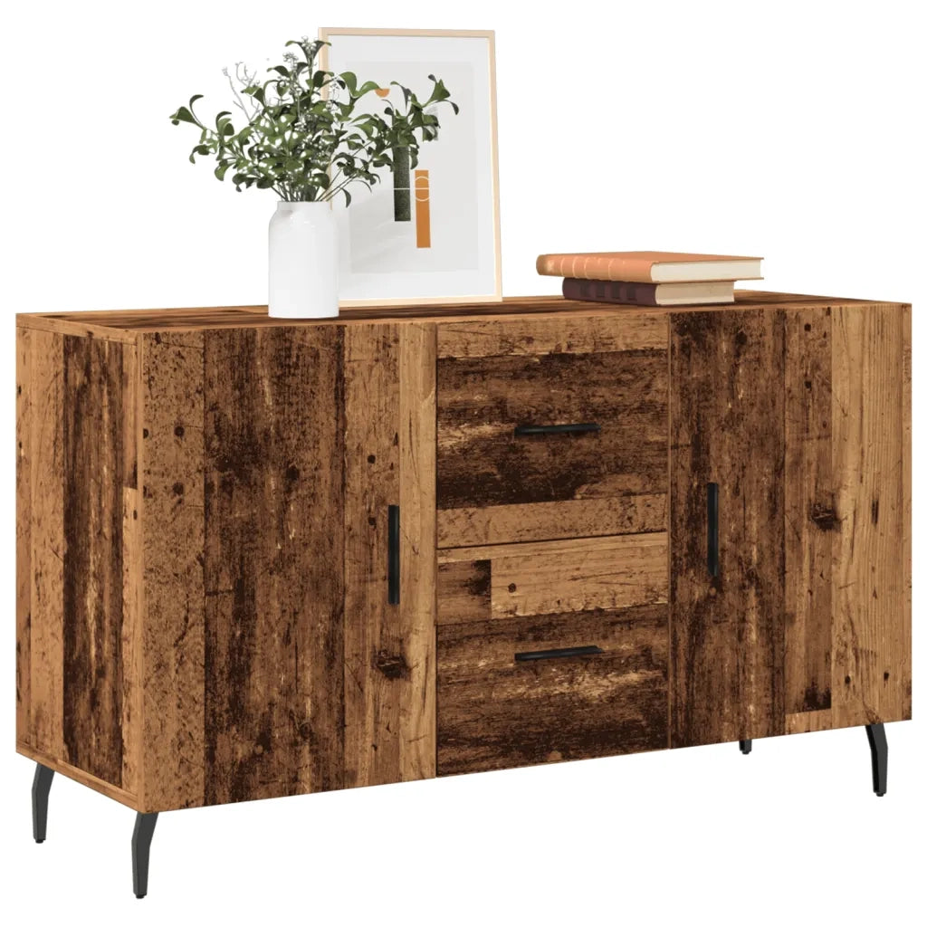 Credenza | Madia | Buffet da pranzo | Armadio da pranzo Legno Antico 100x36x60 cm in Legno Multistrato