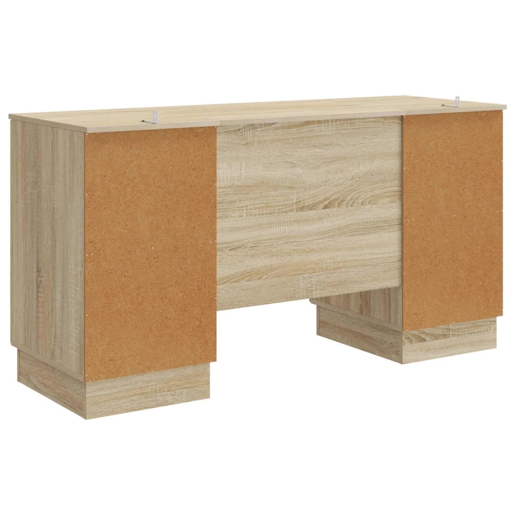 Scrivania | Tavolo da Ufficio Rovere Sonoma 142,5 x 50 x 75 cm Legno ingegnerizzato