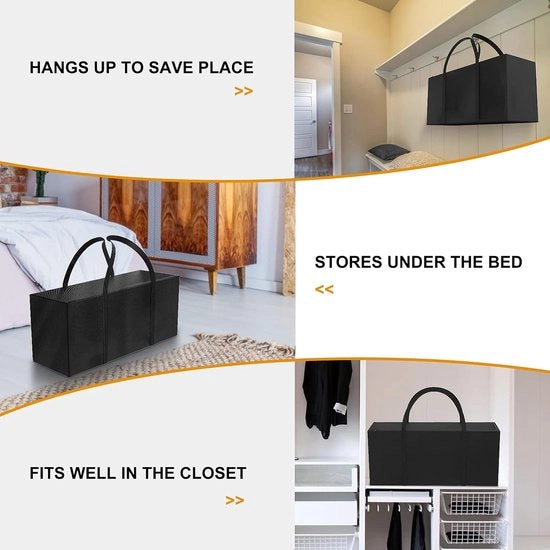 Cuscino per Esterno Borsa di Stoccaggio XXL Impermeabile e Borsa di Trasporto 130x40x55 cm