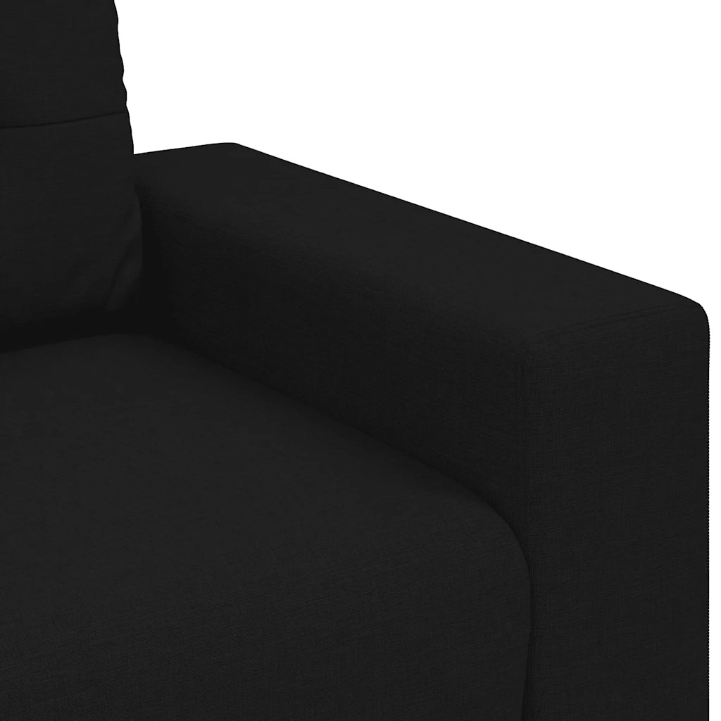Divano Sedia Nero 100x78x80 cm in Tessuto 4105060