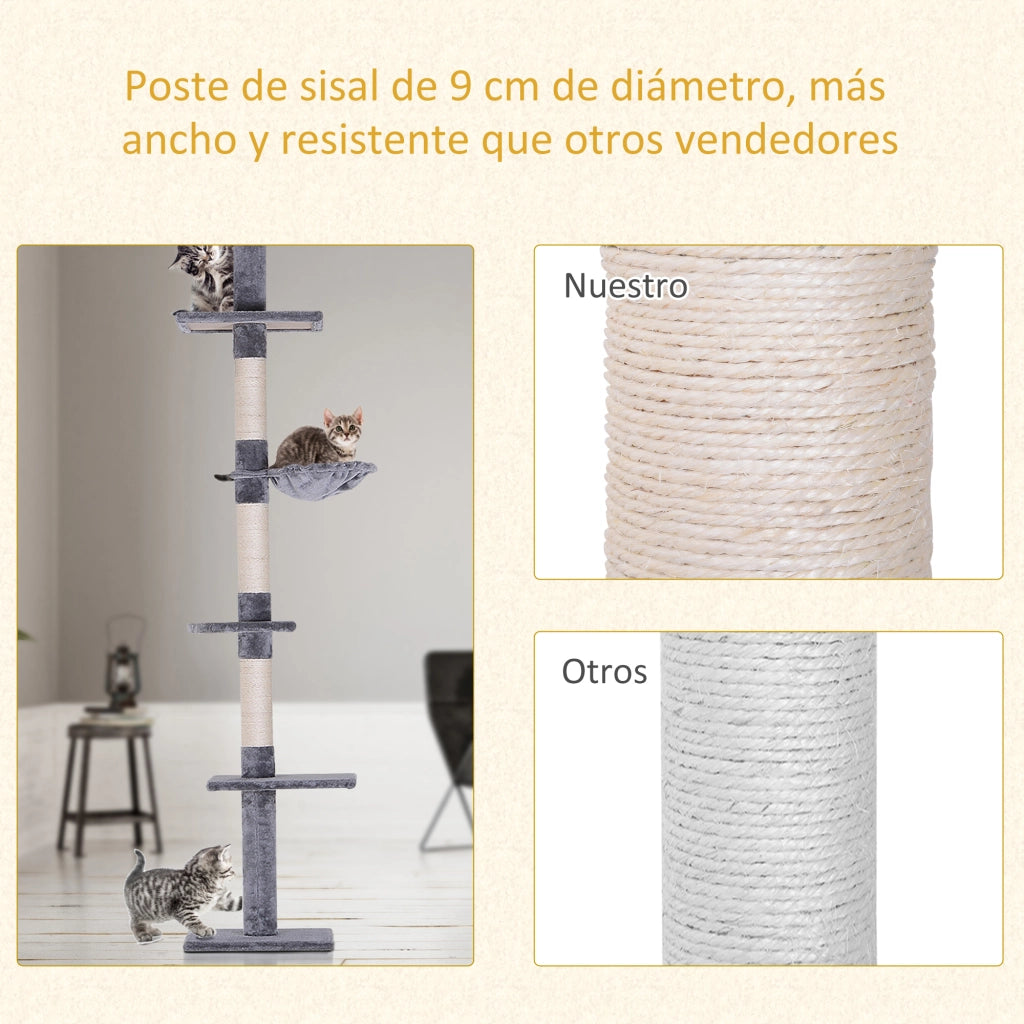 Albero per Gatti ¨C Minimal ¨C Grigio