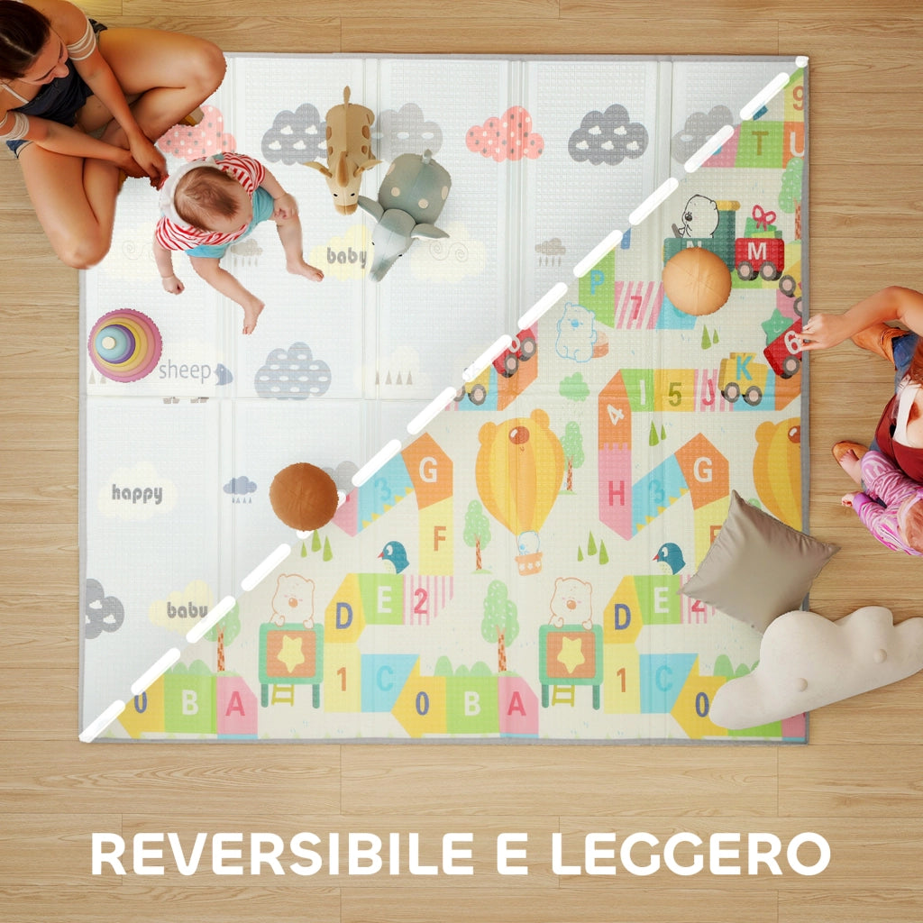 Tappeto Gioco Bambini Alfabeto ¨C Xylo ¨C XPE Impermeabile Multicolore 200x180x1.5cm