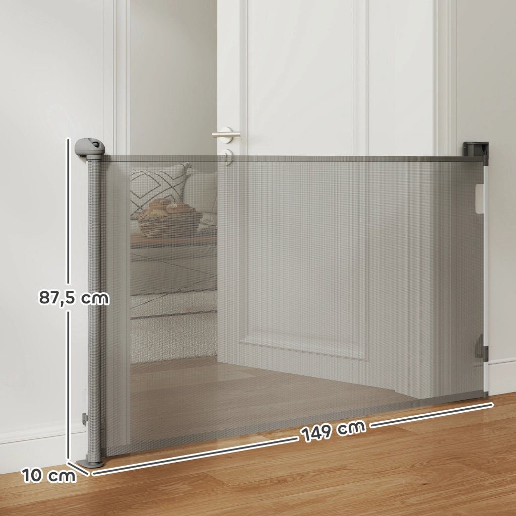 Barriera Retrattile per Cani ¨C Zephmum ¨C Grigio 149 cm