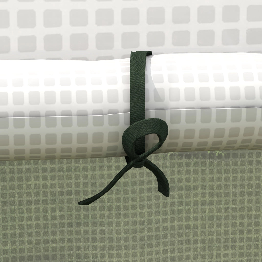 Serra da giardino con finestra e porta a rullo ¨C Minimal ¨C 140x143x190 cm bianco