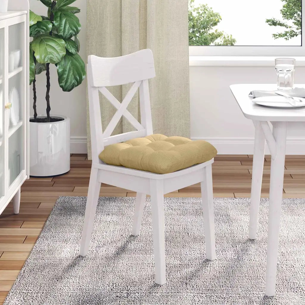 Cuscini per Seduta 4 pcs Grigio Verde 45 x 45 cm 42015142