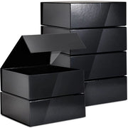 Set di Scatole di Regalo da 6 - Chiusura Magnetica - Ripiegabile - Scatola di Regalo con Coperchio - Regali per Sposa e Sposa D'Onore - 20 x 20 x 9,5 cm - Scatole di Regalo