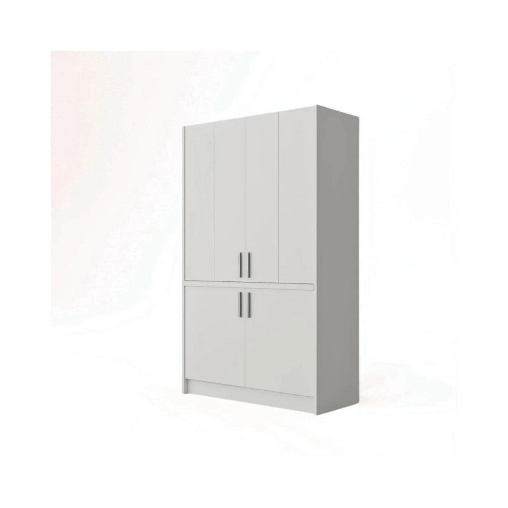 Cucina a scomparsa completa di elettrodomestici Fold bianco 125