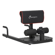 Sissy Squat Squat Trainer 3 in 1, regolabile fino a 120 kg, acciaio nero, attrezzo per allenare gambe e addominali per allenamenti efficaci.